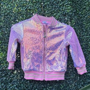 Disney Pink Sequin Kids Jacket